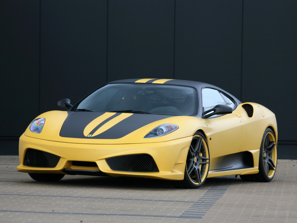Ferrari f430 желтая