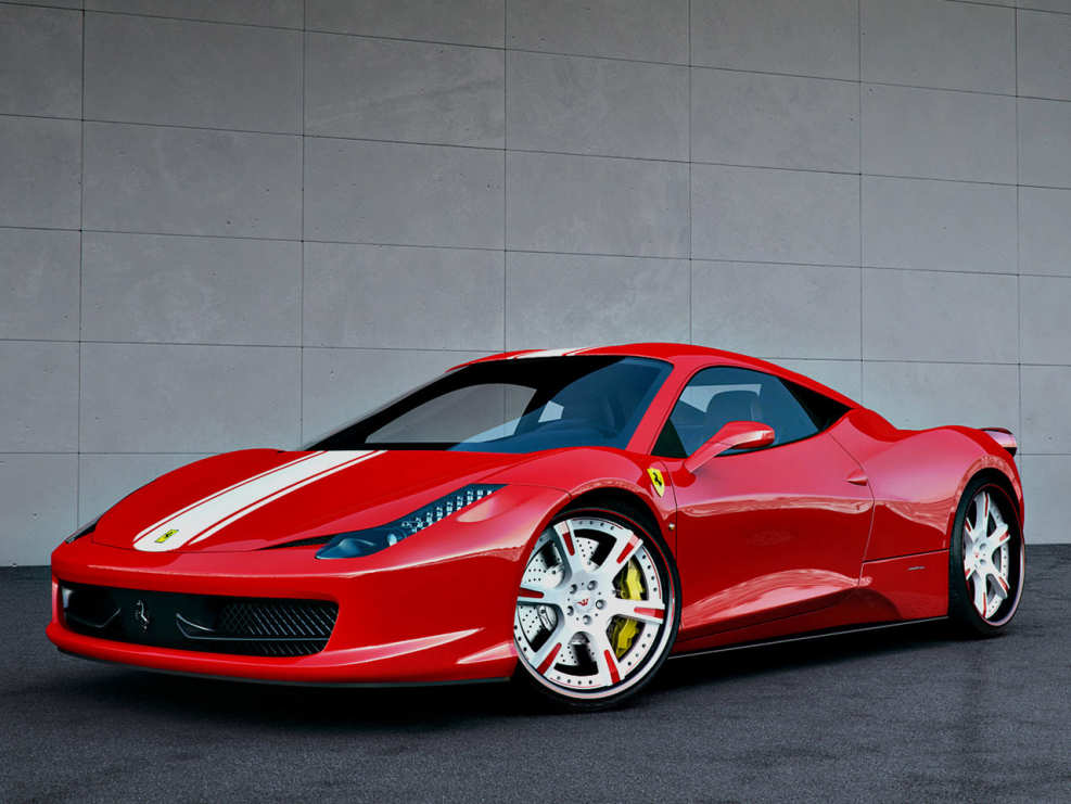 Ferrari 458 Italia красная
