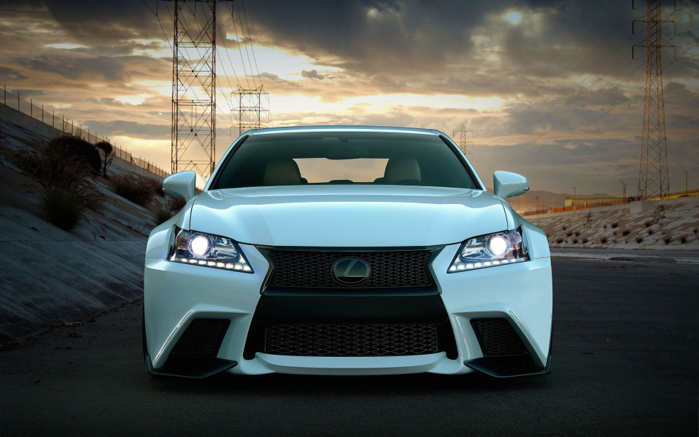 Lexus GS White 1920 1080