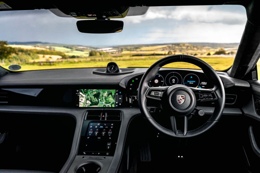 Taycan Turbo s интерьер