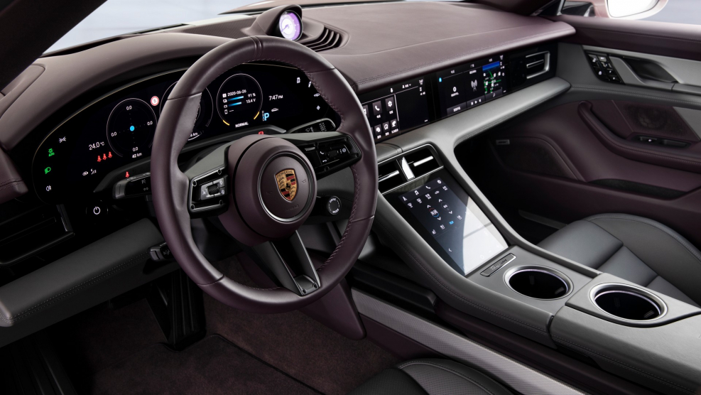 Porsche Taycan Turbo s салон