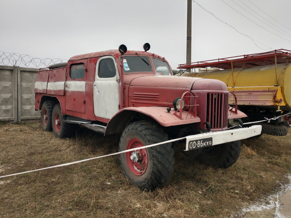 Пожарный ЗИЛ 131 С двойной кабиной