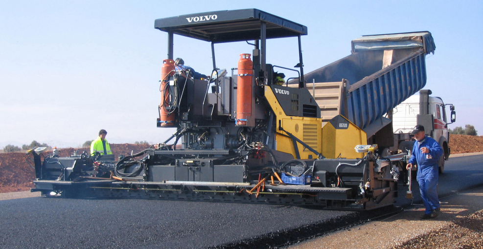 Асфальтоукладчика Volvo abg p7820c