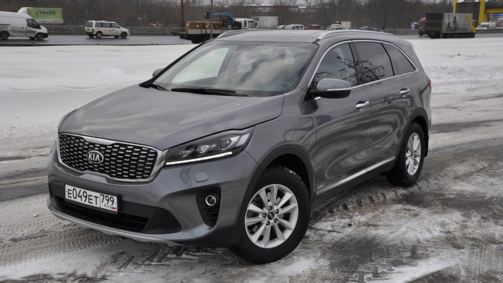 Киа Соренто Прайм серая