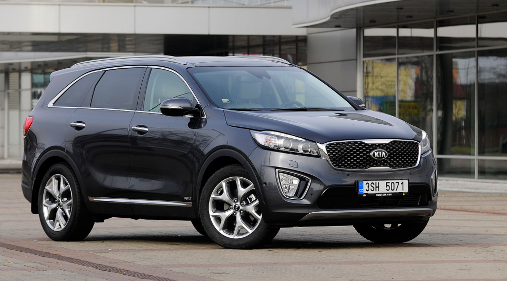 Киа Соренто Прайм синий