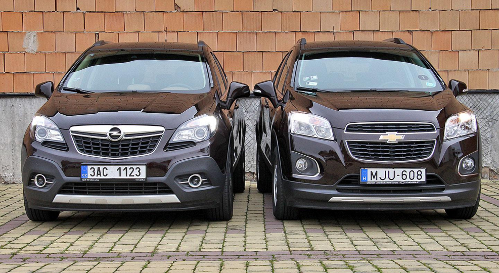 Opel Mokka Chevrolet Tracker