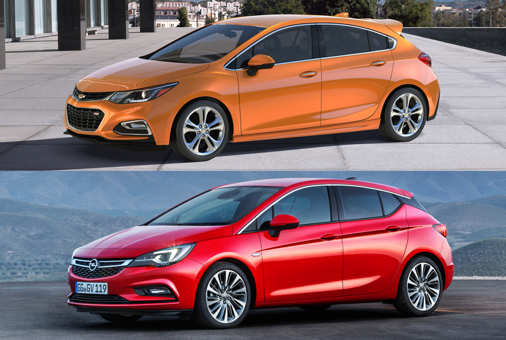 Chevrolet Cruze vs Opel Astra