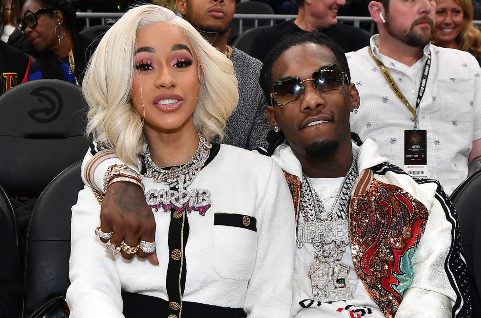 Cardi b Pink hair