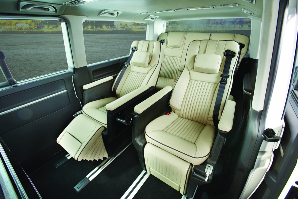 Caravelle Volkswagen t6 интерьер