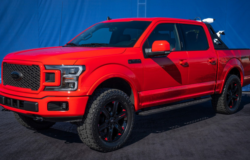 Ford f 150 красный