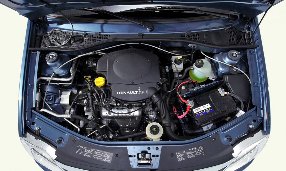 Подкапотная на Рено Логан 1.6