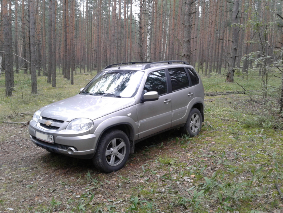 Chevrolet Niva цвет Аустер