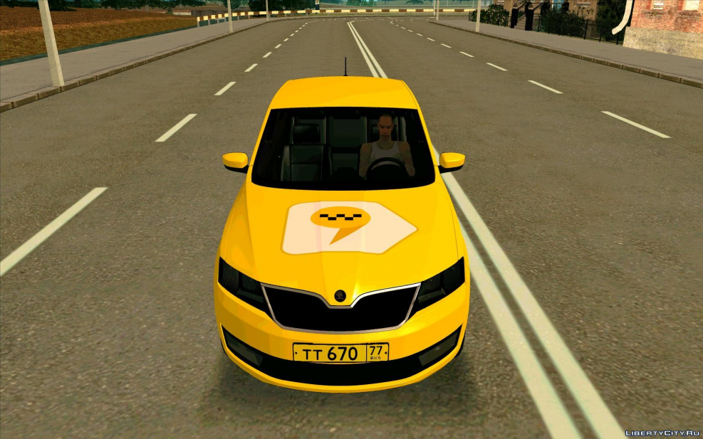 Шкода Рапид такси GTA sa