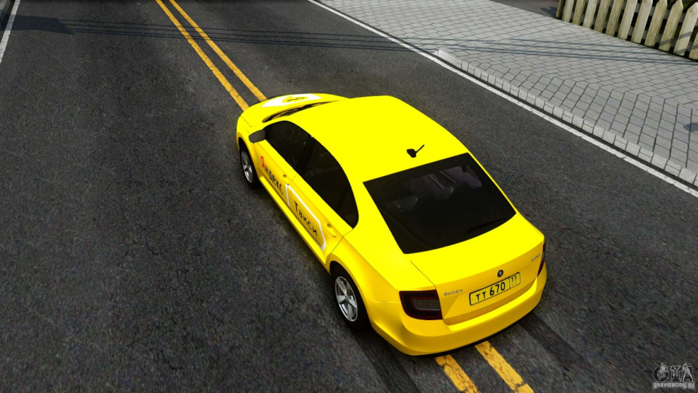 Шкода Рапид такси GTA sa