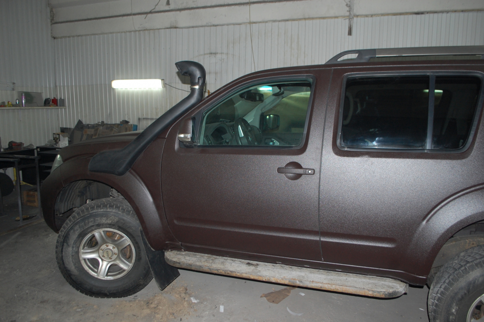 Nissan Pathfinder покраска Раптор