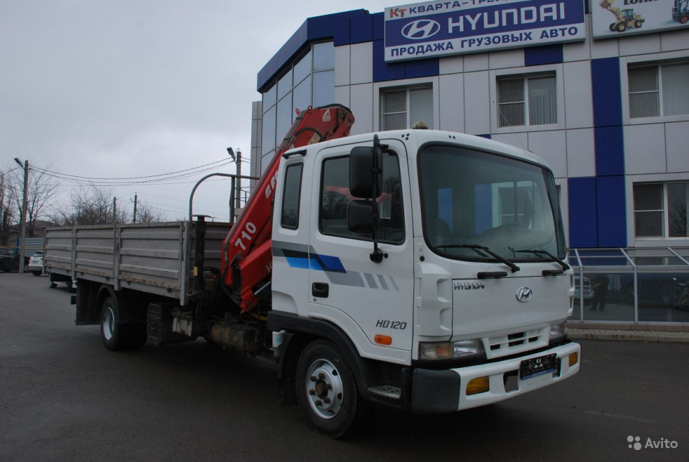 Hyundai HD 120 манипулятор