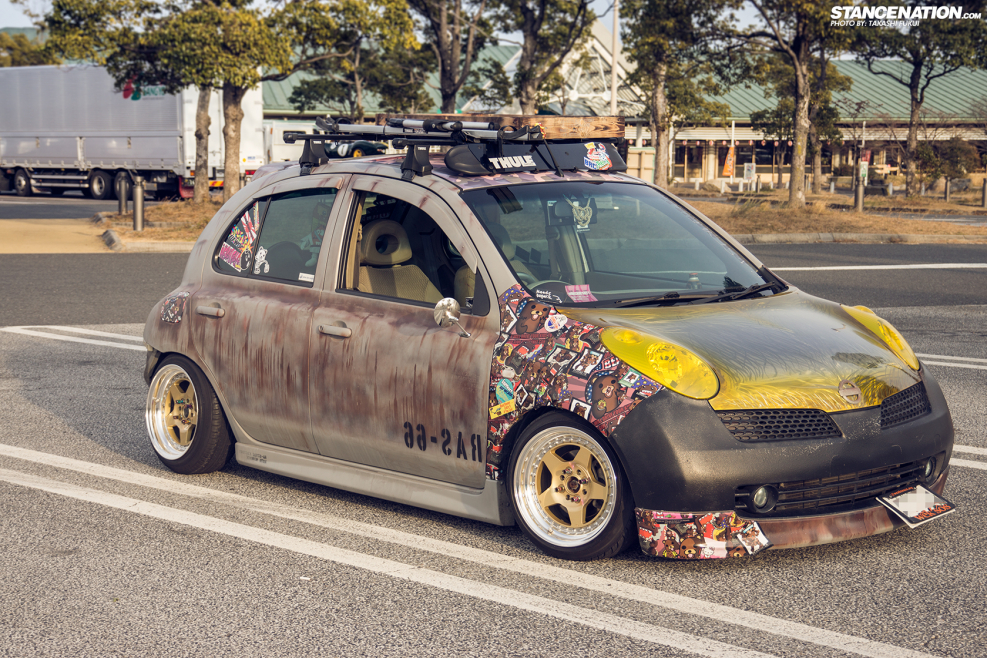 Nissan March k12 stance