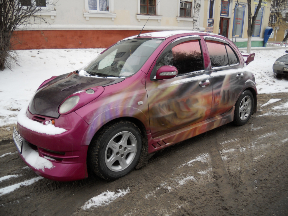 Тюнингованный Ниссан Микра