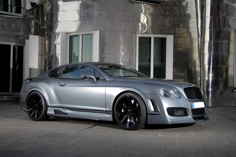 Bentley Continental gt серый