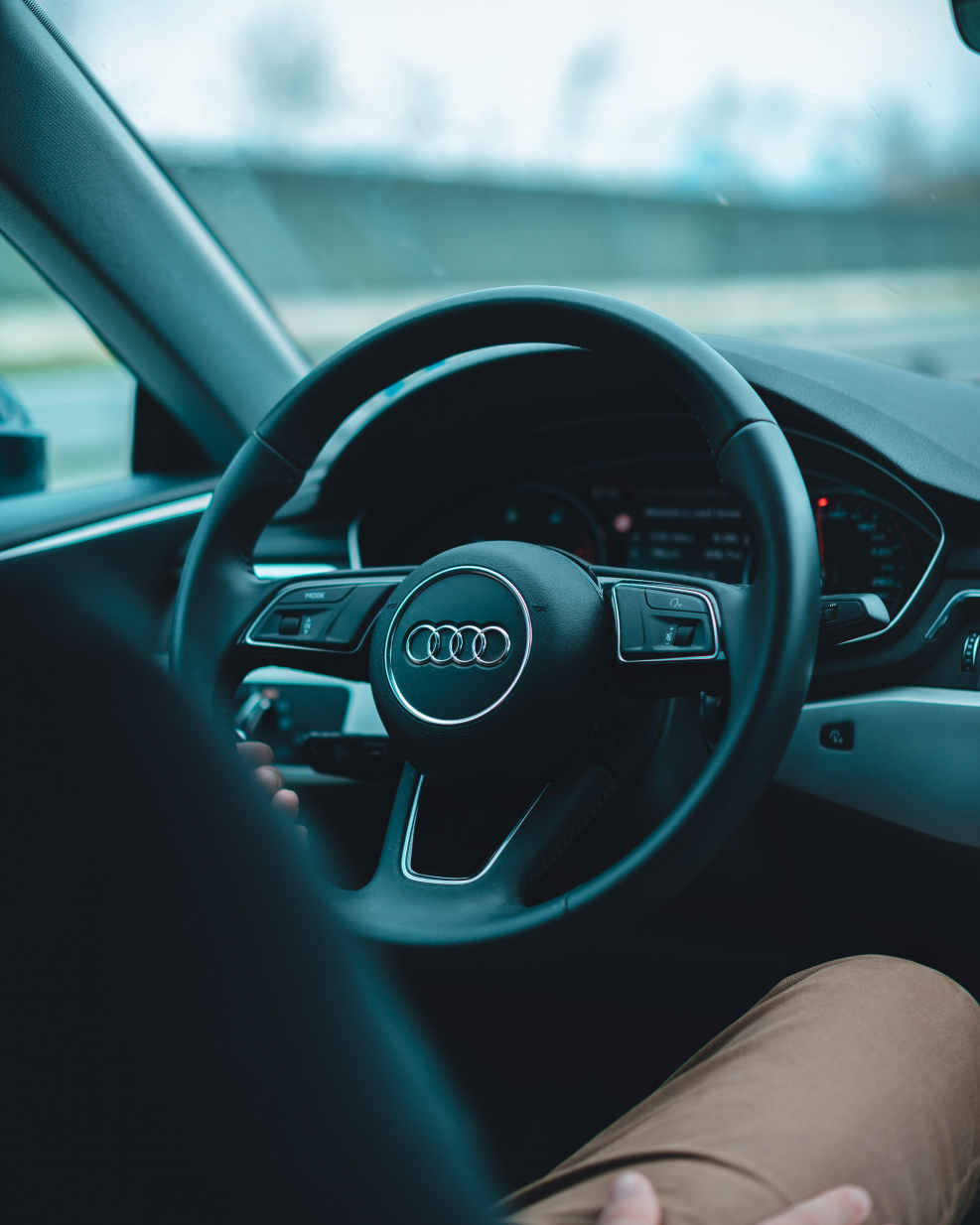 Езда за рулём Audi a5
