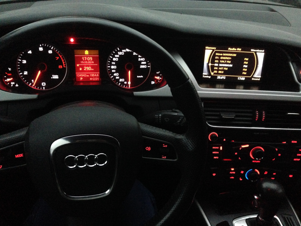 За рулём Audi rs6
