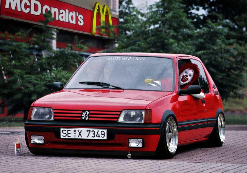 Peugeot 205 Miami Blue