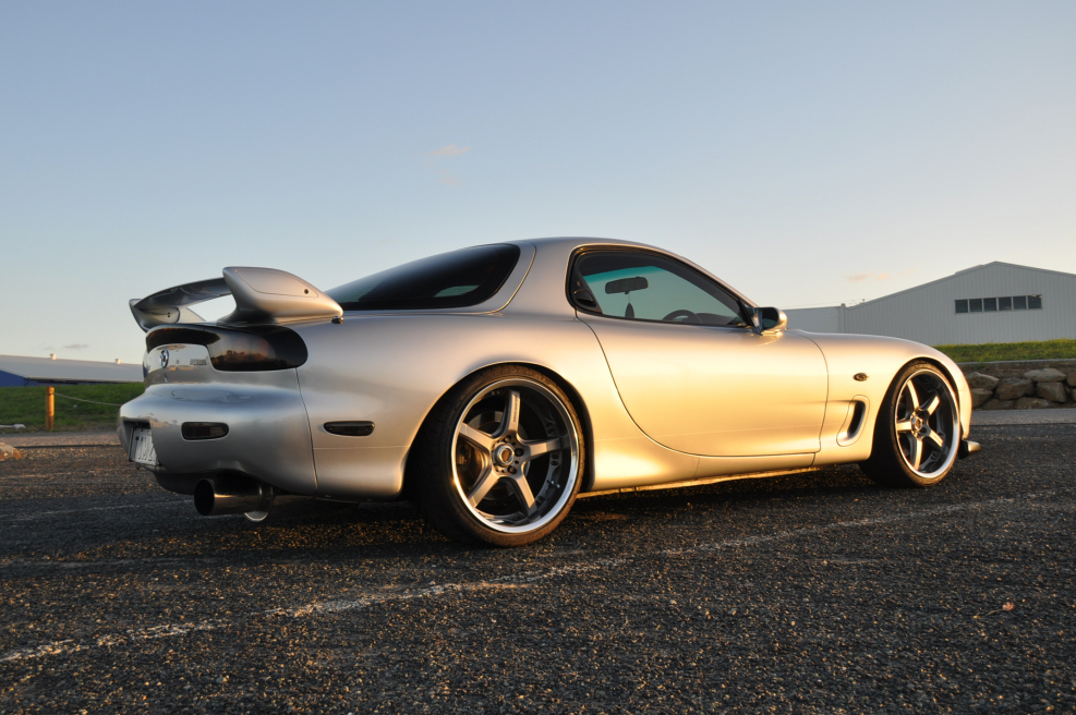 Mazda rx7 красная