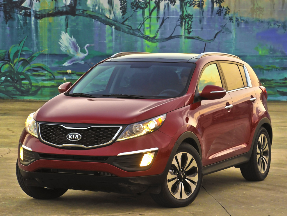 Kia Sportage 2013 красный