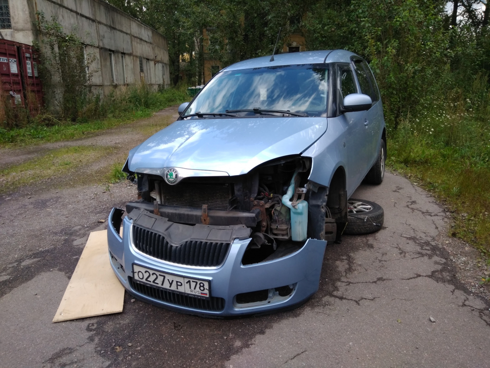 Skoda Fabia у450вт174 ДТП