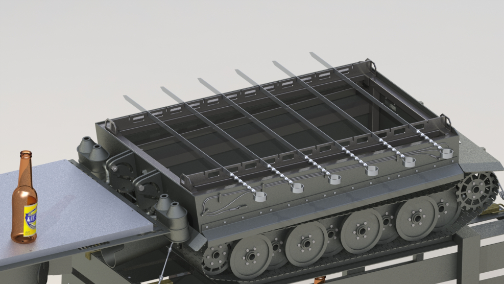Сборная модель танка гриль 15