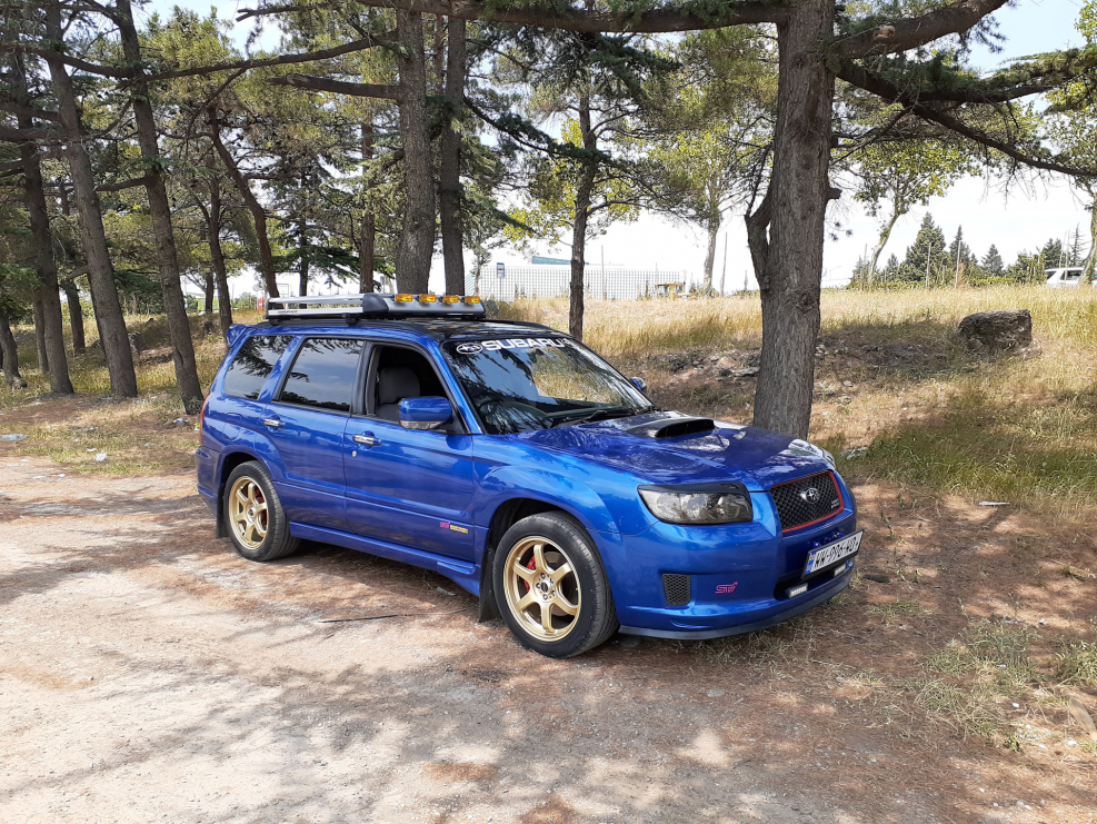 Subaru Forester синий 2005