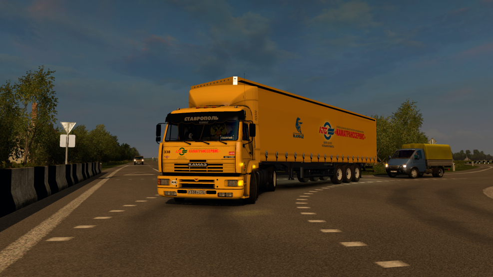 Euro Truck Simulator КАМАЗ 54115