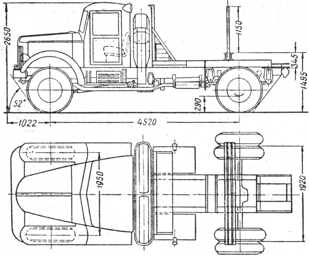 Газ 53 чертеж