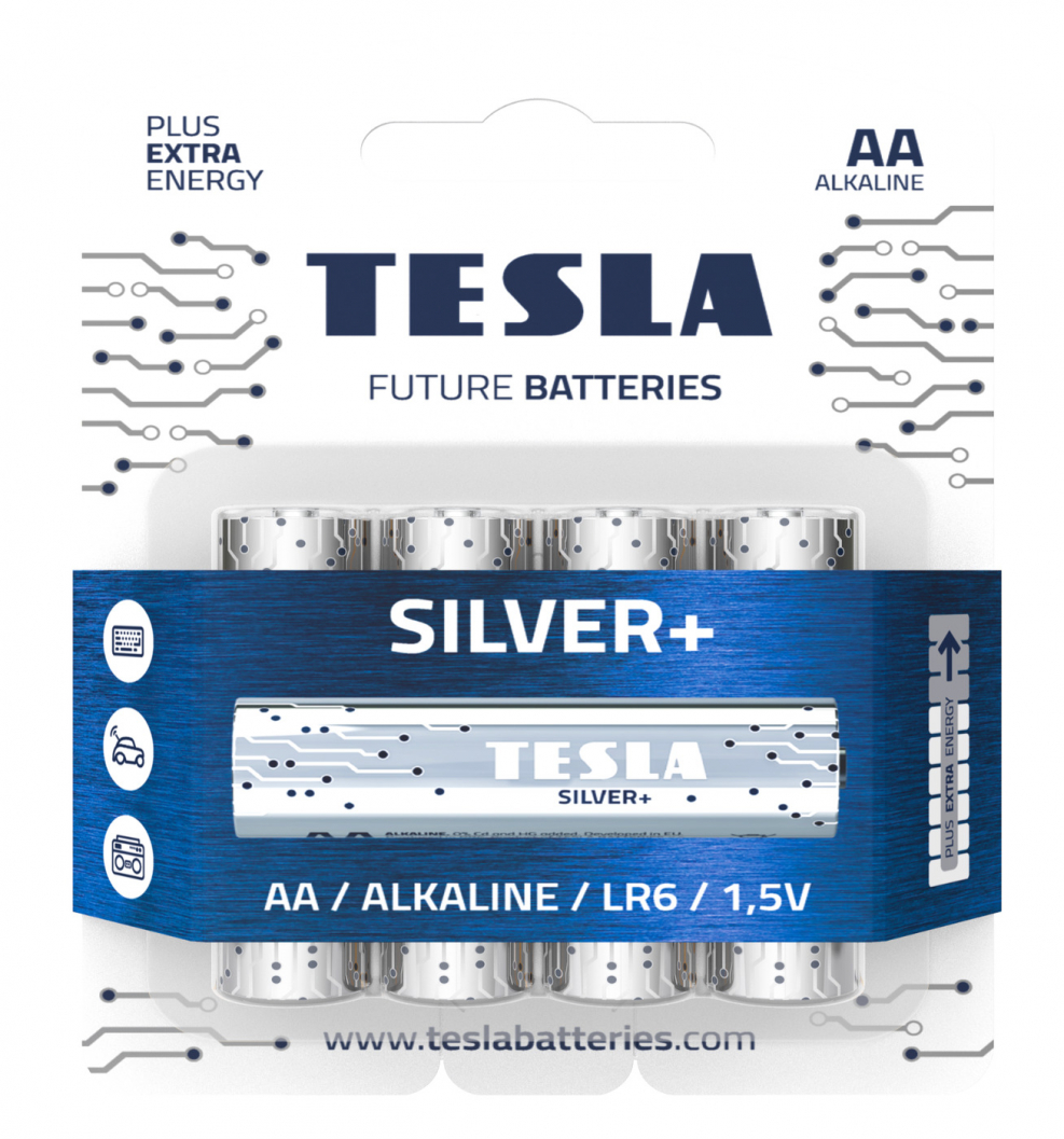 Батарейки Tesla Silver+