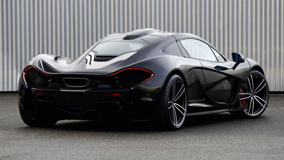 Макларен p1 чёрный