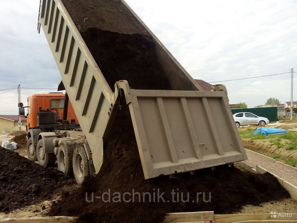Самосвалы КАМАЗ 55111 песок щебень