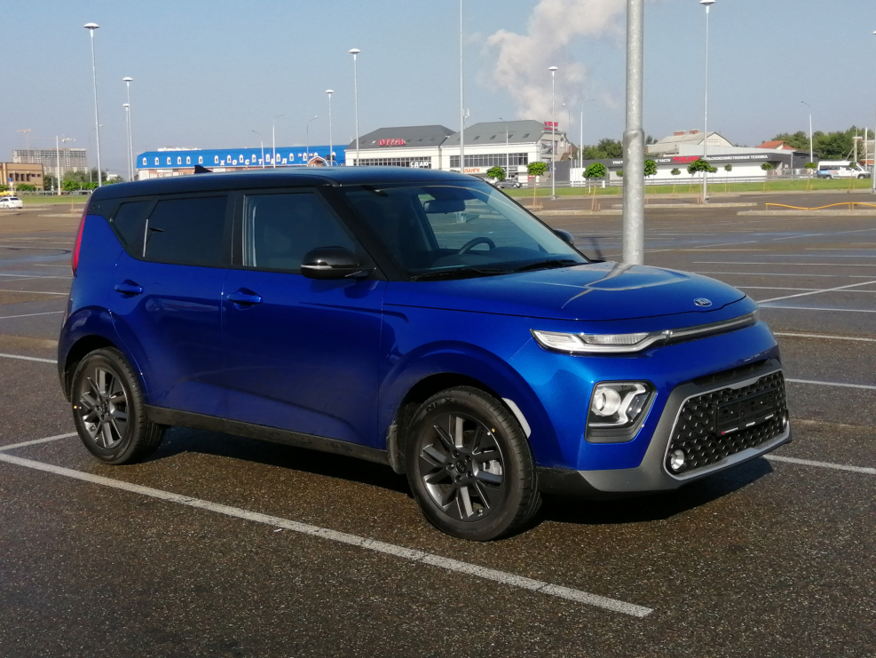 Киа соул 2021 синий