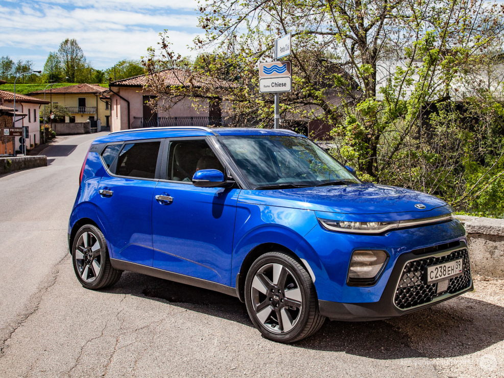 Киа соул 2019 синий