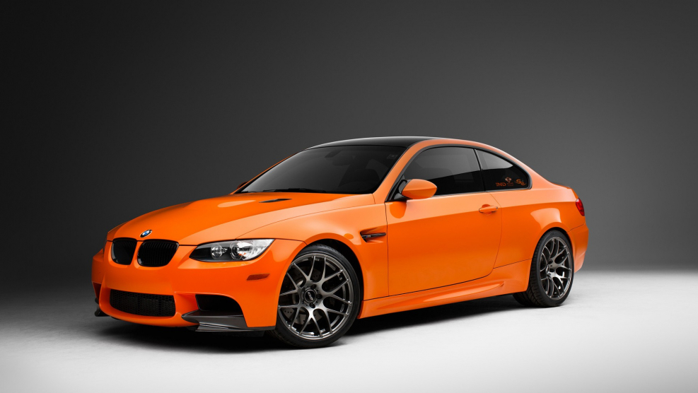 E92 m3 оранжевая перед