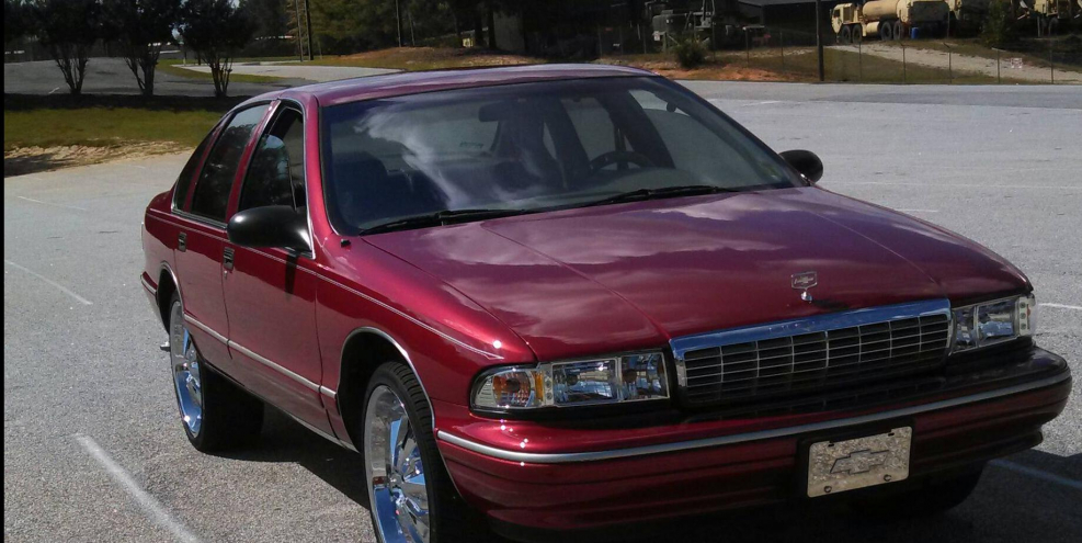 Chevrolet Caprice 1992 синий