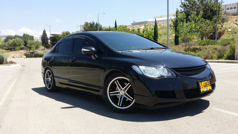 Honda Civic 4d 2008 черная