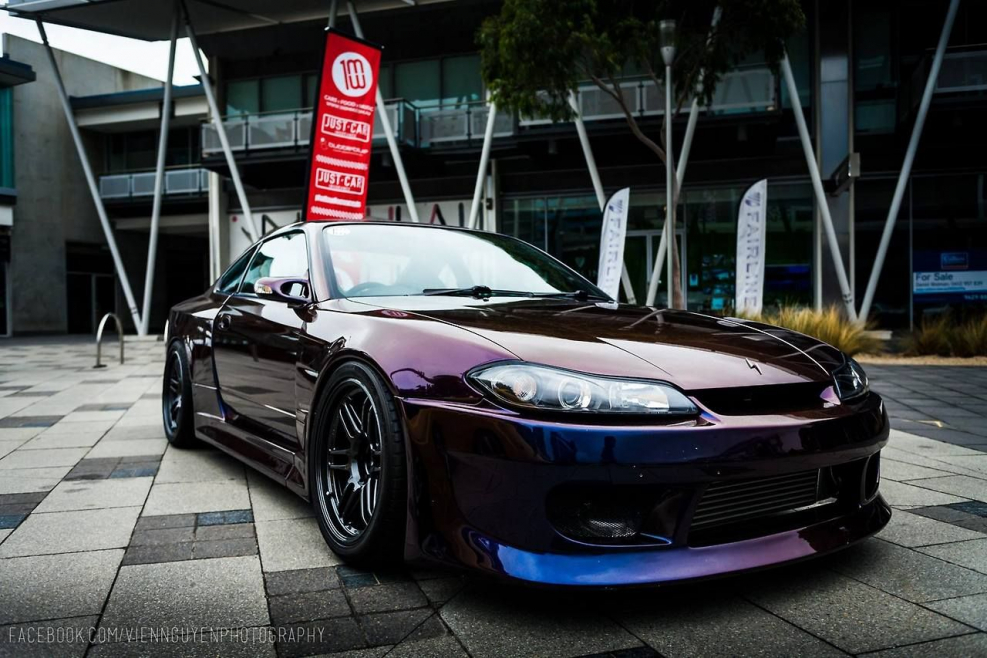Nissan Silvia s15 фиолетовая