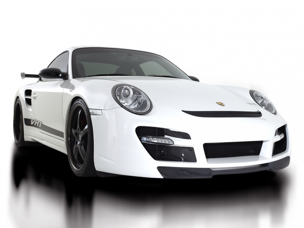 Порше турбо 911 белый