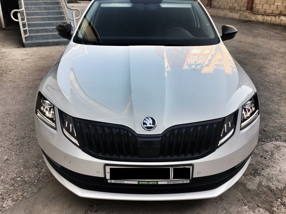 Skoda Octavia a7 антихром