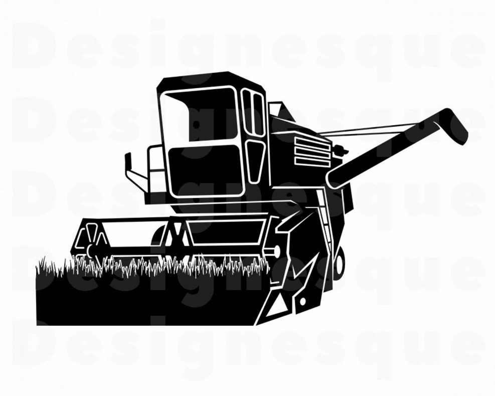 Комбайн силуэт
