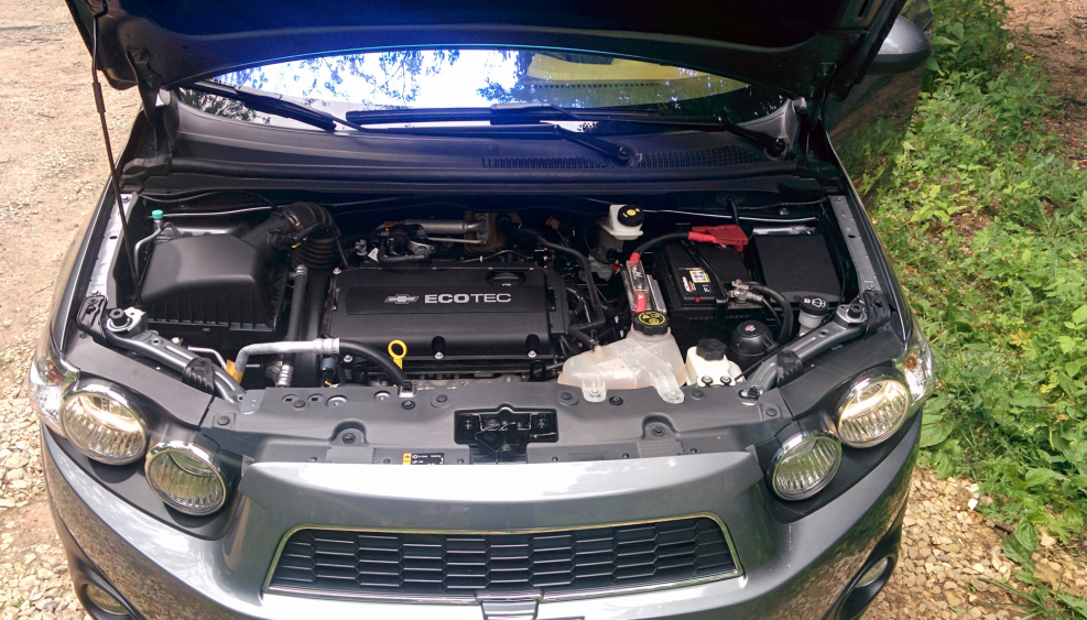 Chevrolet Aveo t250 подкапотное
