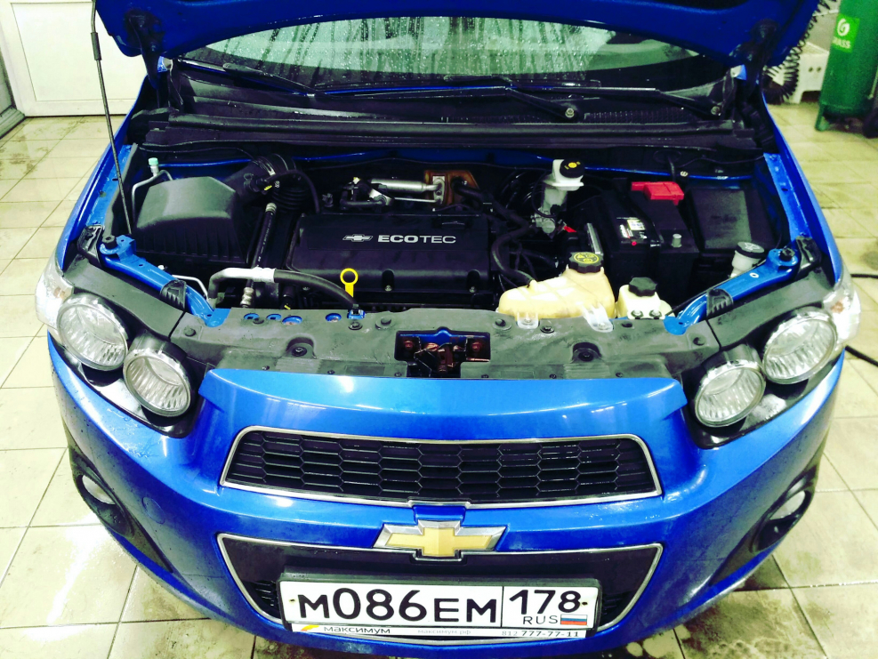Aveo t250 под капотом