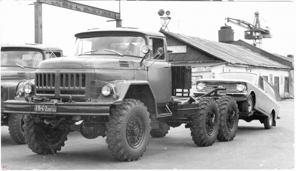 Zil 137 прицеп привод