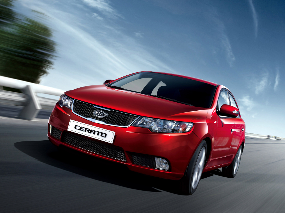 Kia Cerato 2 красная