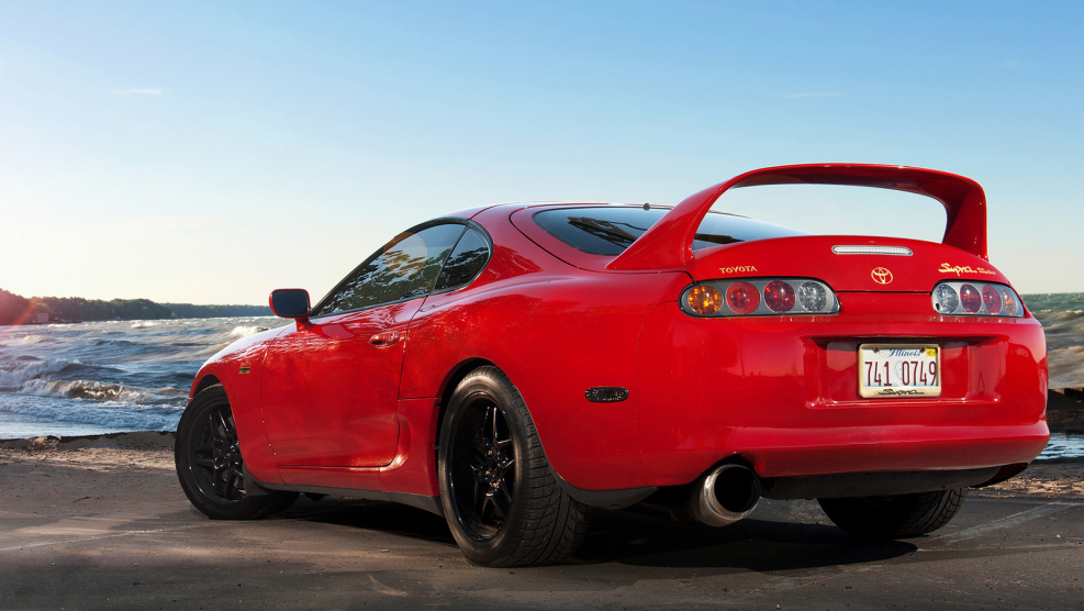 Toyota Supra Red